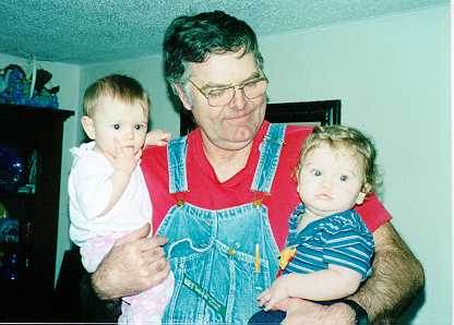 Grampa's got 2 babies!