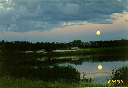 Moon reflection